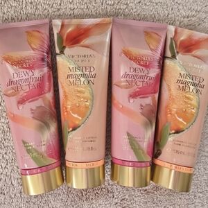4 Victoria's Secret Lotions Body Moisturizer Magnolia Melon Dragonfruit Nectar